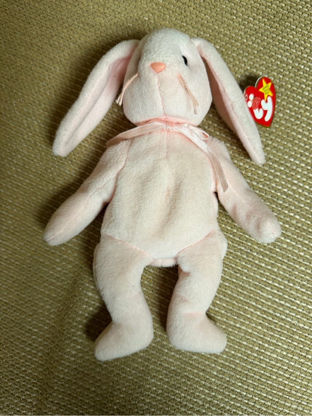 Ty Beanie Babies 1996 Hoppity The Rabbit- PVC Pellets